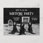 20代の誕生日 インビテーションポストカード (正面)