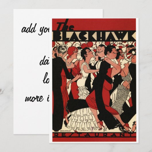 20代の轟音 招待状 (正面/裏面)