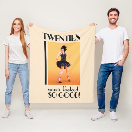 20代ほど良いヴィンテージはない フリースブランケット (インサイチュ)