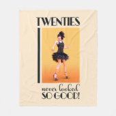 20代ほど良いヴィンテージはない フリースブランケット (正面)