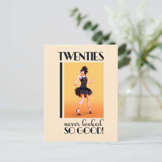 20代ほど良いヴィンテージはない ポストカード (スタンド正面)