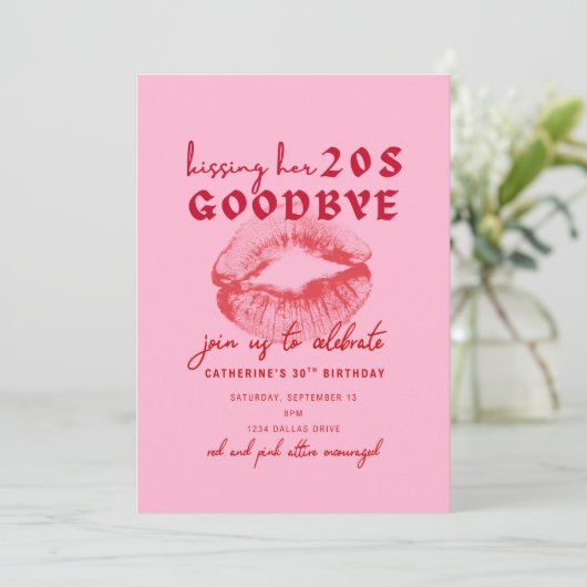 20代キスをするの別れ 招待状 (スタンド正面)