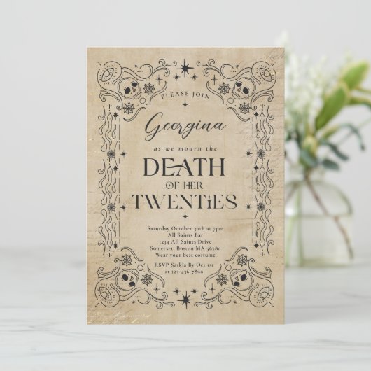 20代ハロウィーン30歳の誕生日パーティーに死ぬ 招待状 (スタンド正面)