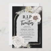 20代フローラ30歳の誕生日 招待状 (正面)