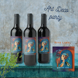 20代復活アールデコ ワインラベル