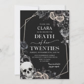 20代死のフローラ30歳 招待状 (正面)