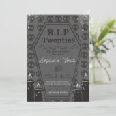 20代終了 30歳誕生日パーティー 招待状 (スタンド正面)