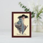 20代考えるのグラマーはがき ポストカード (スタンド正面)