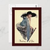 20代考えるのグラマーはがき ポストカード (正面/裏面)