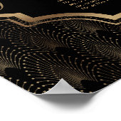 20代魅力的のギャツビー素晴らし座席表 ポスター (角)