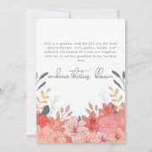 20代30歳の誕生日にミニマルな死 招待状 (裏面)