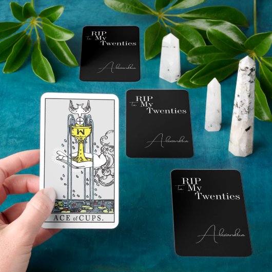 20代30歳の誕生日にRIP パーソナライズされた トランプ (インサイチュ)