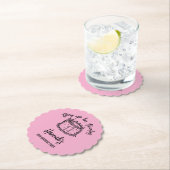 20代30歳の誕生日を迎えるブラックボウ ペーパーコースター (インサイチュ)