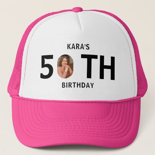 20代 30代 40代 50代 60代 70代 誕生日 カスタムフォト キャップ (正面)