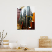 $20以下で開始 – パイプオルガンパイプ ポスター (キッチン)