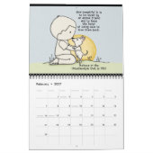 20信じXXのハートカレンダーと共に カレンダー (2月 2027)