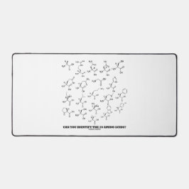 20個のアミノ酸を同定できるか?化学 デスクマット