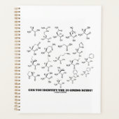 20個のアミノ酸を同定できるか？生化学 プランナー手帳 (正面)