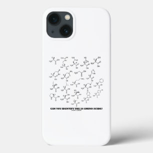 20個のアミノ酸を同定できるか？生化学 iPhone 13ケース