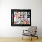 20写真テンプレートコラージュパーソナライズされた タペストリー (インサイチュ(横))