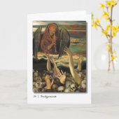 20判断タロットグリーティングカード カード (黄色い花)