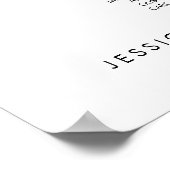 20台のテーモダンブルで座席表を見つける ポスター (角)