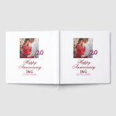 20周年おめでとう 写真を追加して ゲストブック (全面)