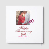 20周年おめでとう 写真を追加して ゲストブック (裏面)