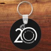 20周年のT結婚- キーホルダー (正面)