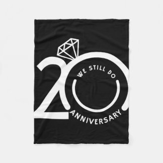20周年のT結婚- フリースブランケット