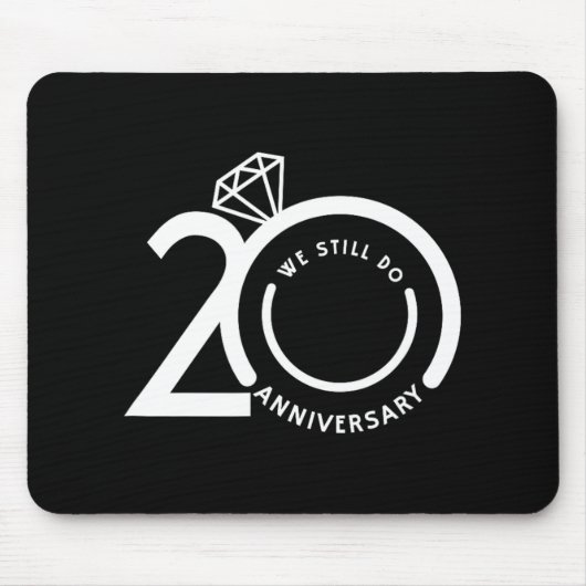 20周年のT結婚- マウスパッド (正面)