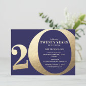 20周年ビジネス記念日 招待状 (スタンド正面)