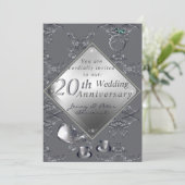 20周年プラチナエメラルド記念日 招待状 (スタンド正面)