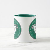 20周年結婚ハートエメラルド マグカップ (中央)