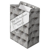 20周年結婚プラチナ ミディアムペーパーバッグ (裏面アングル)