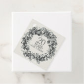 20周年結婚ヴィンテージアンティークスタイリッシュ フェイバータグ (インサイチュ)