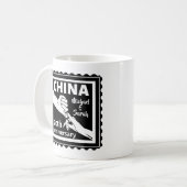 20周年結婚中国伝統的 コーヒーマグカップ (正面左)