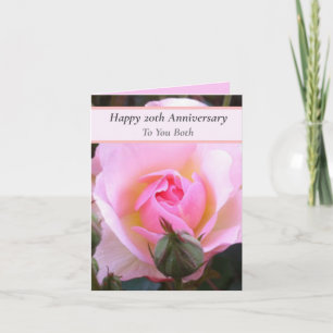 20周年結婚完全英語バラ カード