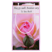 20周年結婚完全英語バラ スモールペーパーバッグ (正面)