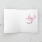 20周年結婚記念日のバラ カード (内部)