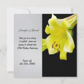 20周年結婚記念日の招待状 招待状 (裏面)