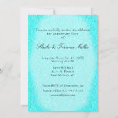 20周年結婚記念日の招待状 招待状 (裏面)