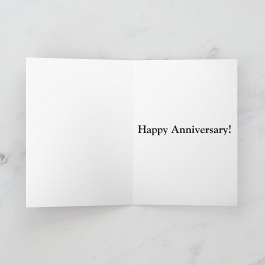 20周年結婚記念日の花 カード (内部)