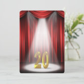 20周年結婚記念日パーティー 招待状 (スタンド正面)