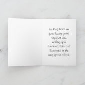 20周年結婚記念日 おめでとうございます カード (内部)