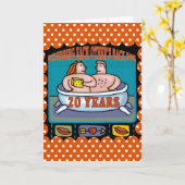 20周年結婚記念日 カード (黄色い花)