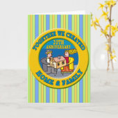 20周年結婚記念日 カード (黄色い花)