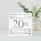 20周年結婚記念日 カード (スタンド正面)