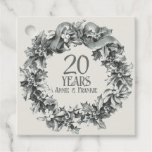 20周年結婚記念日 ヴィンテージ アンティーク スタイリッシュ