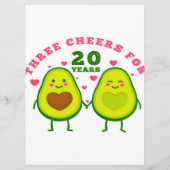 20周年結婚記念日 | 夫へのプレゼント メニュー (裏面)